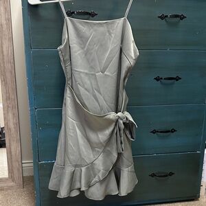 Altar'd State Asymmetrical Green dress